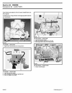 Bombardier SeaDoo 2001 factory shop manual, Page 70