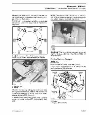 Bombardier SeaDoo 2001 factory shop manual, Page 85