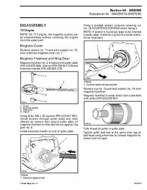 Bombardier SeaDoo 2001 factory shop manual, Page 91