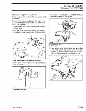 Bombardier SeaDoo 2001 factory shop manual, Page 124