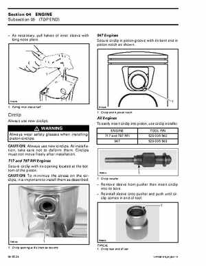 Bombardier SeaDoo 2001 factory shop manual, Page 125