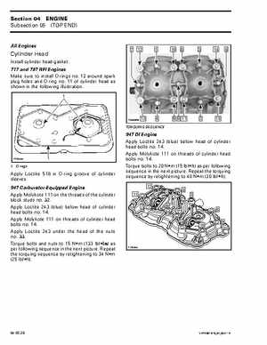 Bombardier SeaDoo 2001 factory shop manual, Page 129