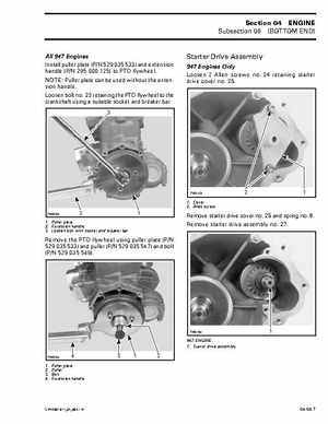 Bombardier SeaDoo 2001 factory shop manual, Page 139