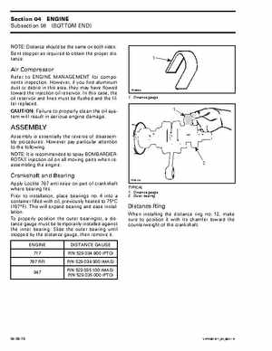Bombardier SeaDoo 2001 factory shop manual, Page 150