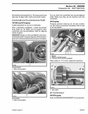 Bombardier SeaDoo 2001 factory shop manual, Page 153