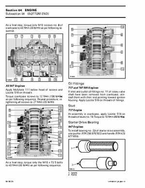 Bombardier SeaDoo 2001 factory shop manual, Page 156