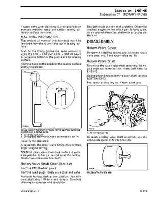 Bombardier SeaDoo 2001 factory shop manual, Page 160