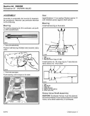 Bombardier SeaDoo 2001 factory shop manual, Page 163
