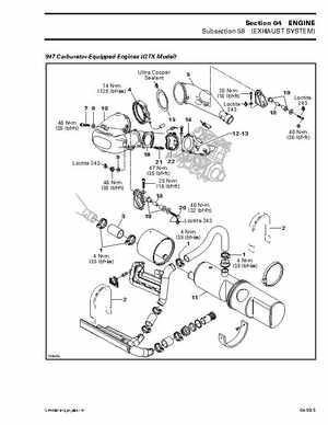 Bombardier SeaDoo 2001 factory shop manual, Page 172