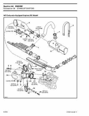 Bombardier SeaDoo 2001 factory shop manual, Page 173