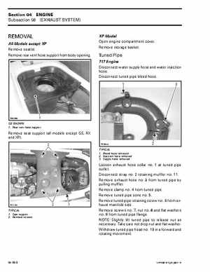 Bombardier SeaDoo 2001 factory shop manual, Page 175