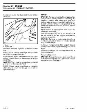 Bombardier SeaDoo 2001 factory shop manual, Page 183
