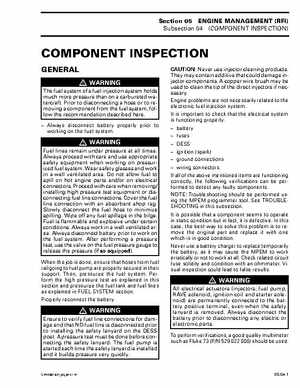 Bombardier SeaDoo 2001 factory shop manual, Page 198