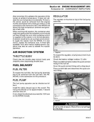 Bombardier SeaDoo 2001 factory shop manual, Page 200
