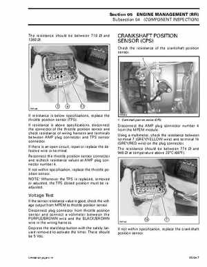 Bombardier SeaDoo 2001 factory shop manual, Page 204
