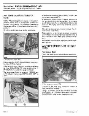 Bombardier SeaDoo 2001 factory shop manual, Page 205