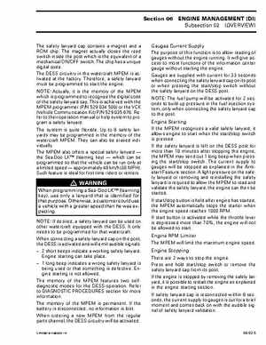Bombardier SeaDoo 2001 factory shop manual, Page 219
