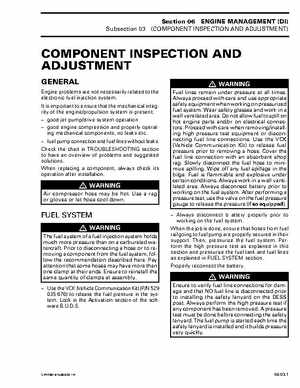 Bombardier SeaDoo 2001 factory shop manual, Page 223