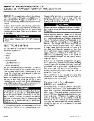 Bombardier SeaDoo 2001 factory shop manual, Page 224