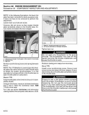 Bombardier SeaDoo 2001 factory shop manual, Page 228