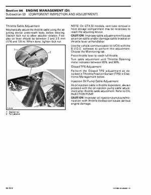 Bombardier SeaDoo 2001 factory shop manual, Page 230