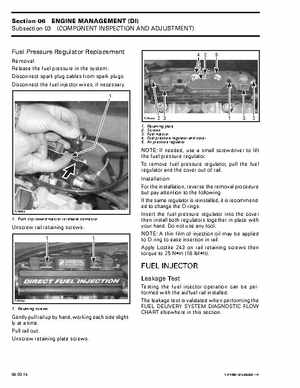 Bombardier SeaDoo 2001 factory shop manual, Page 236