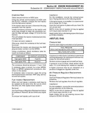 Bombardier SeaDoo 2001 factory shop manual, Page 237
