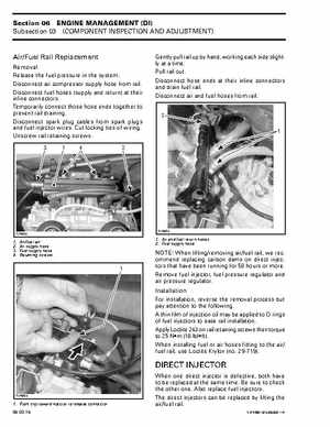 Bombardier SeaDoo 2001 factory shop manual, Page 238