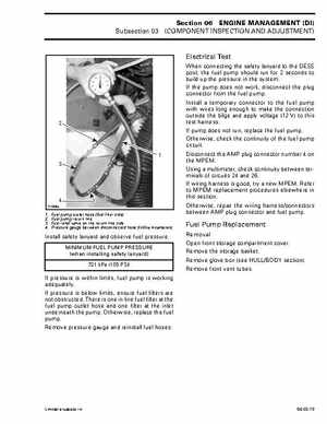 Bombardier SeaDoo 2001 factory shop manual, Page 241