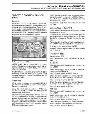 Bombardier SeaDoo 2001 factory shop manual, Page 245