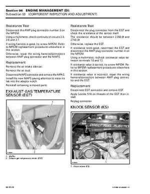 Bombardier SeaDoo 2001 factory shop manual, Page 250