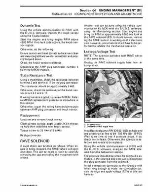 Bombardier SeaDoo 2001 factory shop manual, Page 251