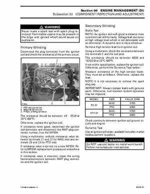 Bombardier SeaDoo 2001 factory shop manual, Page 253