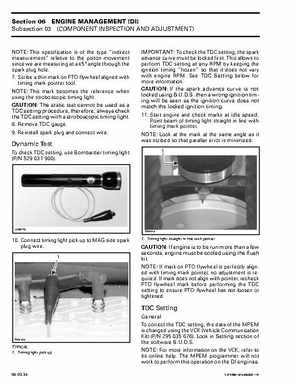 Bombardier SeaDoo 2001 factory shop manual, Page 256