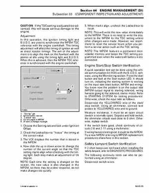 Bombardier SeaDoo 2001 factory shop manual, Page 257