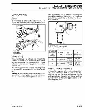 Bombardier SeaDoo 2001 factory shop manual, Page 289