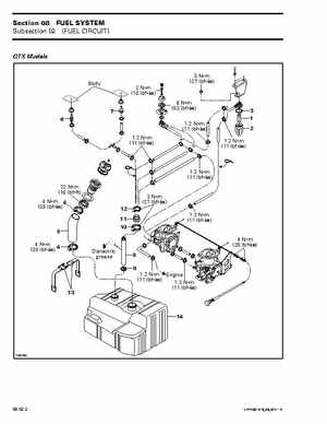Bombardier SeaDoo 2001 factory shop manual, Page 297