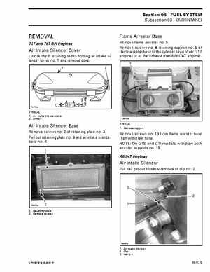 Bombardier SeaDoo 2001 factory shop manual, Page 311