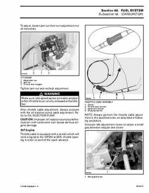 Bombardier SeaDoo 2001 factory shop manual, Page 322