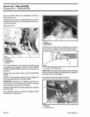 Bombardier SeaDoo 2001 factory shop manual, Page 323