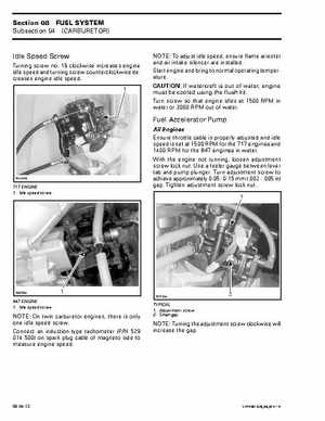 Bombardier SeaDoo 2001 factory shop manual, Page 325