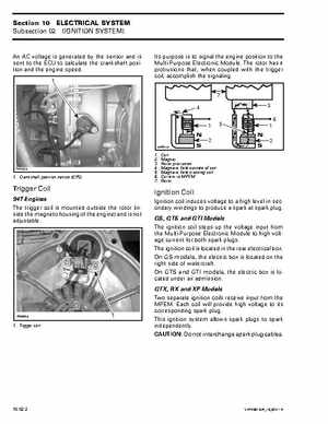 Bombardier SeaDoo 2001 factory shop manual, Page 347