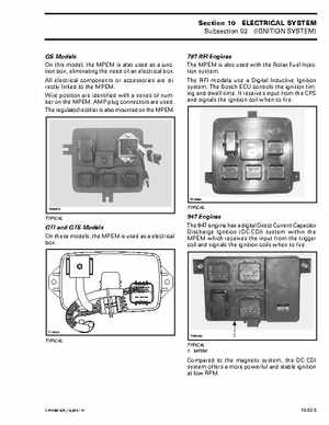Bombardier SeaDoo 2001 factory shop manual, Page 350