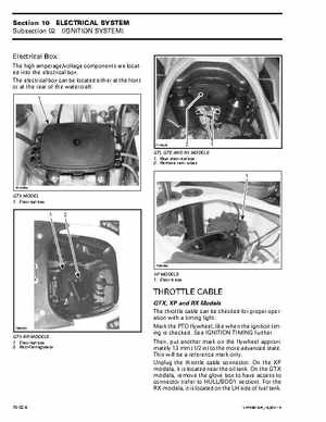 Bombardier SeaDoo 2001 factory shop manual, Page 351