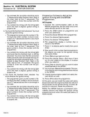 Bombardier SeaDoo 2001 factory shop manual, Page 359