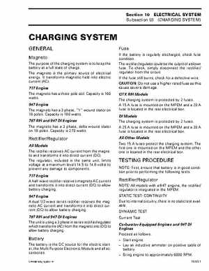 Bombardier SeaDoo 2001 factory shop manual, Page 367
