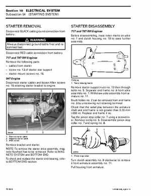 Bombardier SeaDoo 2001 factory shop manual, Page 382
