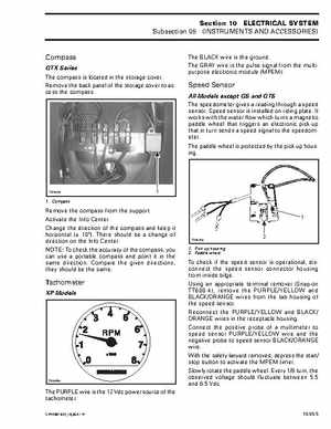 Bombardier SeaDoo 2001 factory shop manual, Page 394