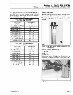 Bombardier SeaDoo 2001 factory shop manual, Page 398
