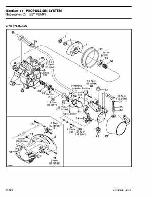 Bombardier SeaDoo 2001 factory shop manual, Page 406